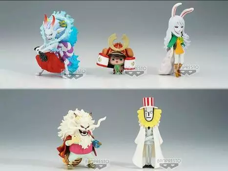Набор One Piece World Collectable Figure Wano Country Onigashima 7 Set of 5 Figures Banpresto