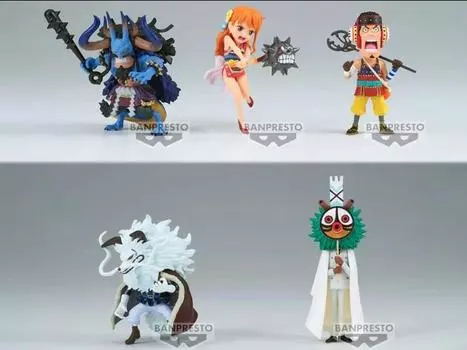 Набор One Piece World Collectable Figure Wano Country Onigashima 8 Set of 5 Figures Banpresto