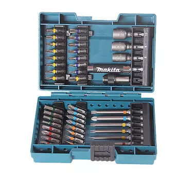 Набор отвертки с насадками Makita B-55697, 43 предмета