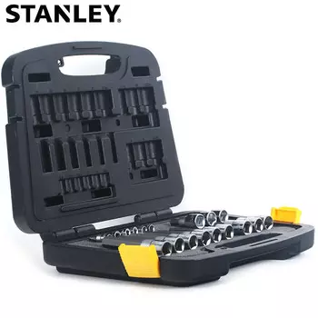 Набор отверток с трещоткой и 6-угольными летающими ключами Stanley в форме цветка, 18 предметов, крестообразный внутренний шестигранник с одним словом 91-940-22