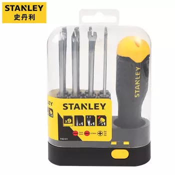 Набор отверток со сменной головкой STANLEY, 9 предметов STHT62511-8-23