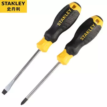 Набор отверток Stanley, серия B, пластиковая ручка, плоская крестовая отвертка, набор отверток, 2 шт. 66-670-23