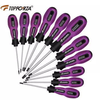 Набор отверток TOPFORZA SD-0217, отвертка Torx, звездообразная отвертка Torx, набор из 11 предметов