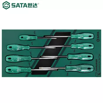 Набор отверток в форме цветка SATA, 8 предметов 09955A