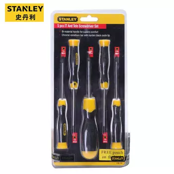 Набор отверток в форме цветка Stanley, 5 предметов с резиновой ручкой 65-155-0-23