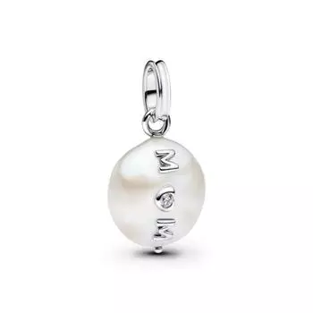 Набор Pandora Mother's Day Pearl Charm Bracelet Set, стерлинговое серебро