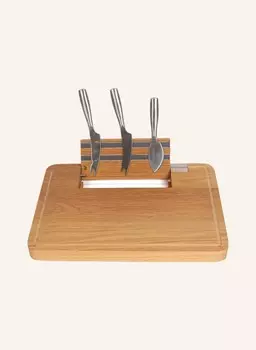 Набор party: нож и разделочная доска. Boska, коричневый