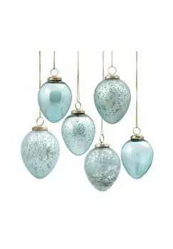 Набор пасхальных яиц из 6 штук Cataleya синий Loberon, синий