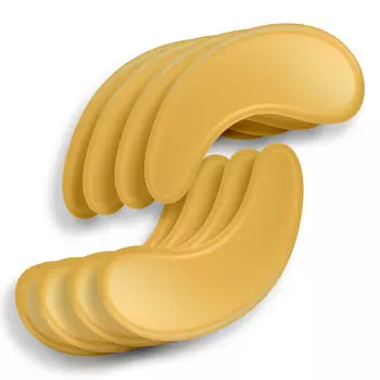 Набор: патчи под глаза с золотом и аргирелином Clarena Egf Golden Line, 4 пары