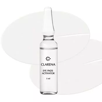 Набор: пептидный уход для области вокруг глаз в ампулах Clarena Eye Pads Therapy, 8 шт