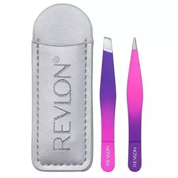 Набор пинцетов в футляре 92998, 2 шт. Revlon, Mini Twizeer