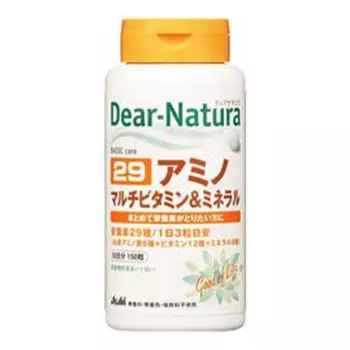 Набор пищевых добавок Dear Natura Strong 29 Amino, Multivitamin & Mineral, 6 предмета, 150х6 таблеток