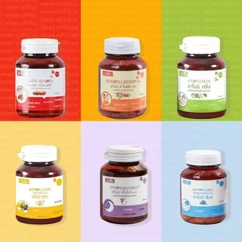 Набор пищевых добавок Shining L-gluta Armoni L-glutarosepine lutein, lutein, zinc synchronize gluta with gluta, 6 шт