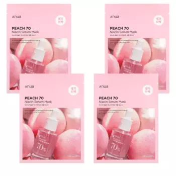 Набор питательных тканевых масок для лица, 4x25 мл Anua