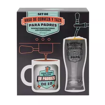 Набор пивных кружек и кружек Para Padres Disfrutones Mr Wonderful, 1 UD