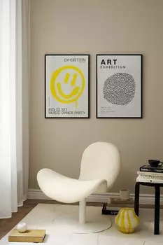 Набор плакатов выставки Postery, 50x70 см, желтый