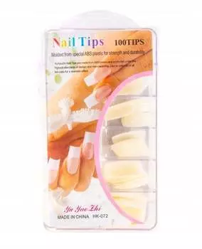 Набор пластиковых типсов для ногтей, коробка, 100 шт., Inna marka