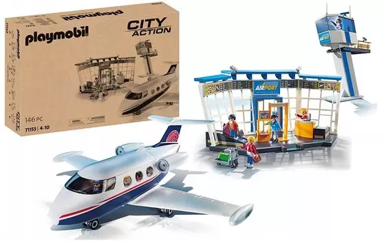 Набор Playmobil 71153 Аэропорт с самолетом 146 шт.