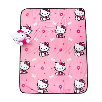 Набор пледов и мини-подушек Sanrio Hello Kitty Girly Pink Buddy, розовый