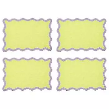 Набор подставок chichi, 4 шт. Butlers, зеленый