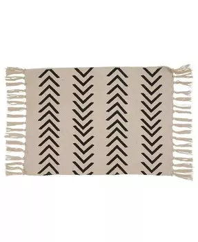 Набор подставок для столовых приборов с шевроном, 4 шт Saro Lifestyle, бежевый