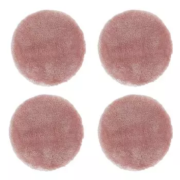 Набор подушек для сиденья из поддона из 2 красных штук размером 120x80 см и 120x40 см для улицы и помещения. Andiamo, розовый