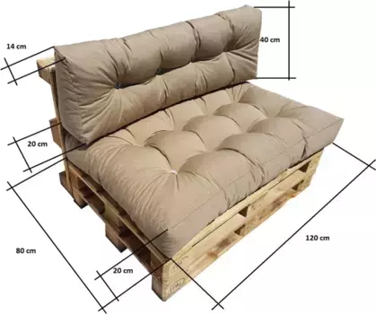 Набор подушек Natalia Spzoo, бежевый