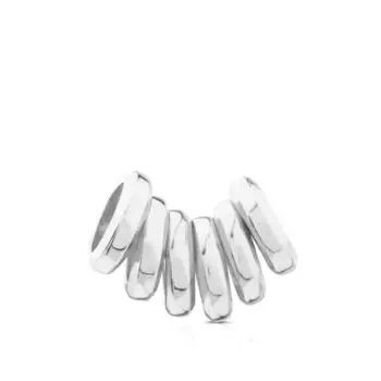 Набор подвесок-колец Tous Anillas, 6 штук, серебро