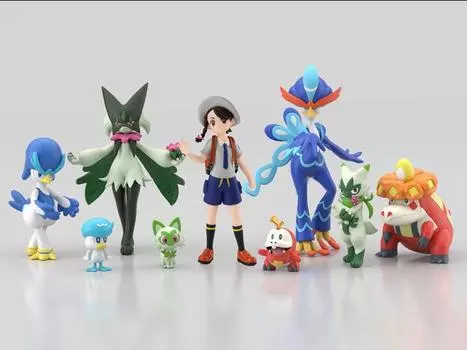Набор Pokemon Scale World Paldea Region Set of 9 Figures Bandai Spirits