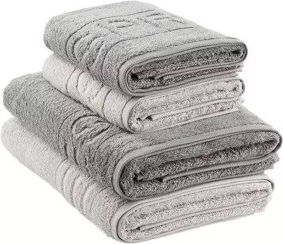 Набор полотенцев Esprit, 50x100 см, антрацит/светло-серый