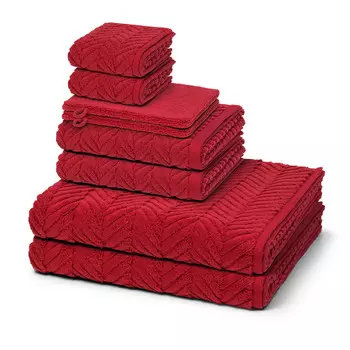 Набор полотенцев Ross, 50x100 см, темно-красный