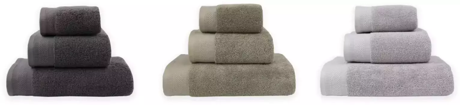 Набор полотенец andas "Теодора" пушистый гостиничного качества (набор (3 шт.), цвет anthrazit