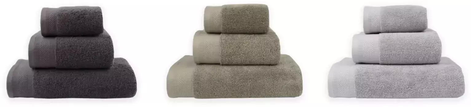 Набор полотенец andas "Теодора" пушистый гостиничного качества (набор (3 шт.), светло-серый