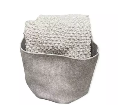 Набор полотенец c корзиной Maison Sucree Pepe, 5 предметов, светло-серый