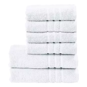 Набор полотенец done. Daily Uni (6 шт) цвет bright white