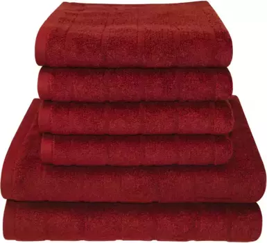 Набор полотенец Dyckhoff City Lights (6 шт.), цвет rubin