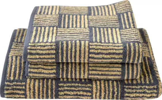 Набор полотенец Dyckhoff "Корзина золотых оттенков" (3 шт. (3 шт.), цвет goldfarben