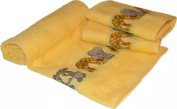 Набор полотенец Dyckhoff "Обезьянка" (набор 50х100 см (6 шт.), цвет gelb