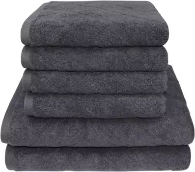 Набор полотенец Dyckhoff "Огни большого города" 6 шт., цвет anthrazit