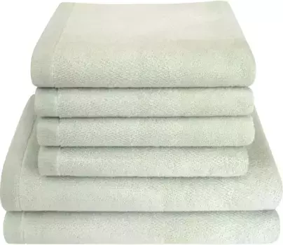 Набор полотенец Dyckhoff "Пейзаж" (комплект, 6 шт., 2 банных полотенца (70х140 см) - 4 полотенца для рук (50х100 см), 4 полотенца для рук (50х100 см), 2 полотенца для душа (70х140 см) (6 шт.), цвет minze