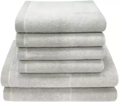 Набор полотенец Dyckhoff "Пейзаж" (комплект, 6 шт., 2 банных полотенца (70х140 см) - 4 полотенца для рук (50х100 см), 4 полотенца для рук (50х100 см), 2 полотенца для душа (70х140 см) (6 шт.), цвет silber