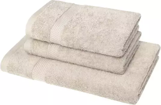 Набор полотенец Dyckhoff "Планета" 2 полотенца для рук (50 х 100 см), 1 полотенце для душа (70 х 140 см) (3 шт.), цвет sand