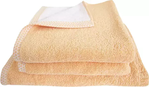 Набор полотенец Dyckhoff "Pure Natural Comb", (набор, 3 шт., 2 полотенца для рук (50х100см)-1 полотенце для душа (70х140см), 2 полотенца для рук (50х100см), 1 полотенце для душа (70х140см) (3 шт.), цвет coral