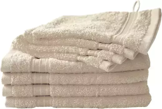 Набор полотенец Dyckhoff "Сиена", (набор, 8 шт., 4 гостевых полотенца (30х50 см) - 4 перчатки для мытья (16х21 см), в великолепных однотонных цветах, набор из 6 и 8 шт (8 шт.), цвет champagner