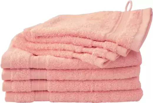 Набор полотенец Dyckhoff "Сиена", (набор, 8 шт., 4 гостевых полотенца (30х50 см) - 4 перчатки для мытья (16х21 см), в великолепных однотонных цветах, набор из 6 и 8 шт (8 шт.), цвет rosenholz