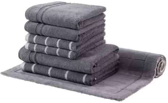 Набор полотенец Egeria "LINE" (7 шт.), цвет stone