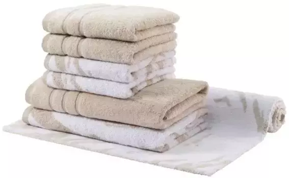 Набор полотенец Egeria "MARBLE" (7 шт.), бежевый