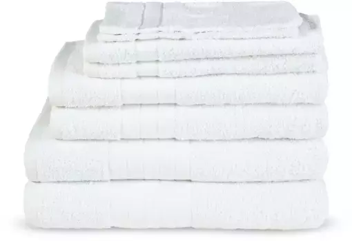 Набор полотенец Emotion "Uni" (8 шт.), с большим выбором цветов, белый