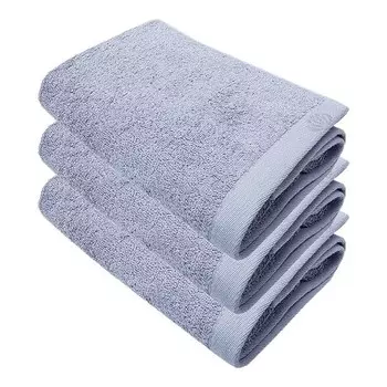 Набор полотенец framsohn Botanic Deluxe (3 шт), 50 см цвет taubenblau