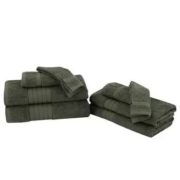 Набор полотенец Good morning Brunswich (8 шт), зеленый